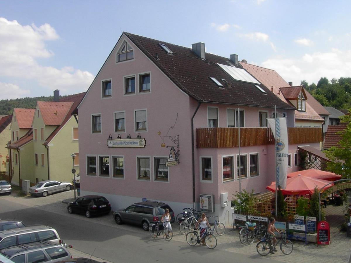 Landgasthof Krone Pleinfeld Buitenkant foto